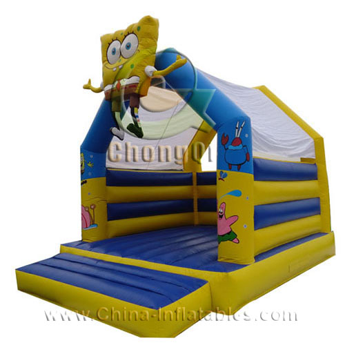 Moonwalk Inflatable Cartoon inflatable spongebob Moonwalks No.:CQB350 For Sale Factory price Cheap ...