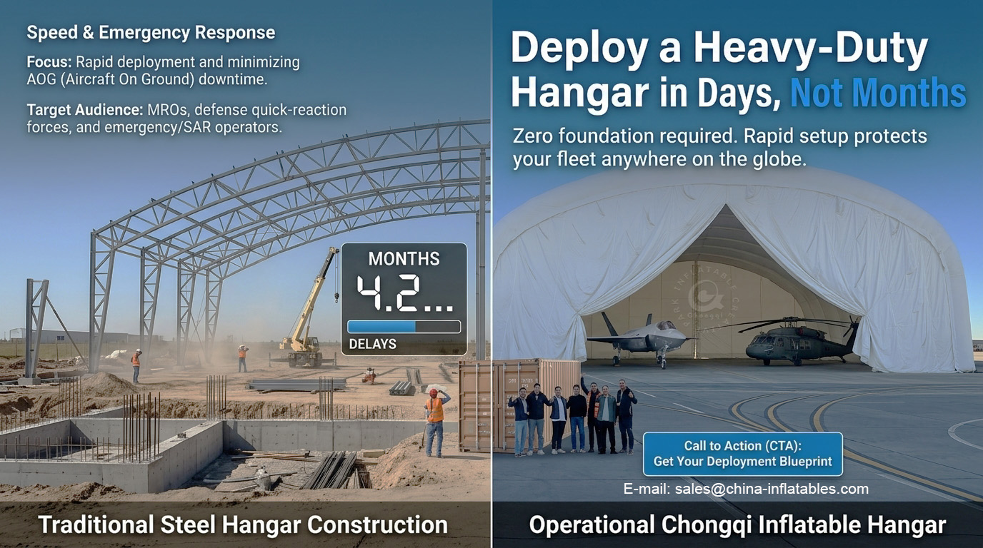 The Paradigm Shift in Aviation Infrastructure: Inflatable Hangars as Strategic Assets